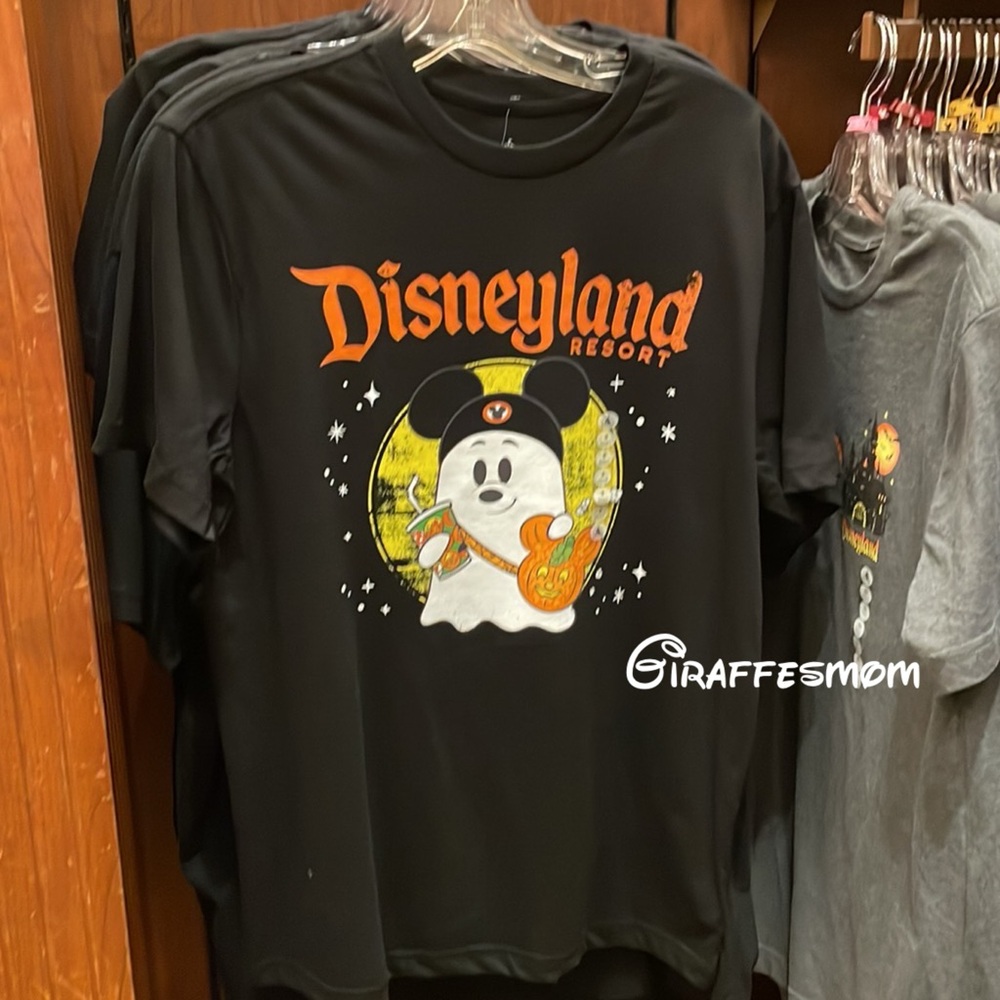 Disney Parks Disneyland Halloween Mickey Ghost Pumpkin T-shirt NEW